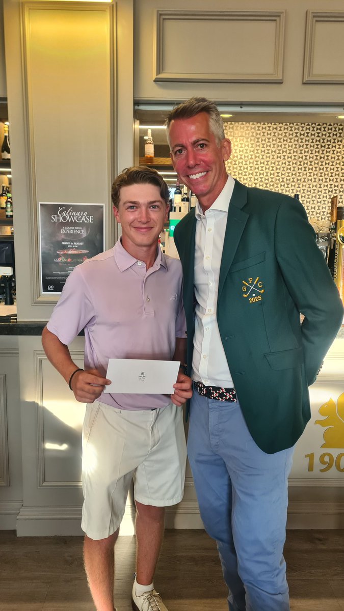 Scratch Open Winners

🏆 Ben McFadden (-5), John Poulton (-4), Levi Desmond (-3), Reggie Fear (-2) and Henry Wigg (+1). 

Players from a wide range of clubs came together to compete over 36 holes, and we saw some fantastic scores out on the course. ⛳️🔥

#scratchopen #winners