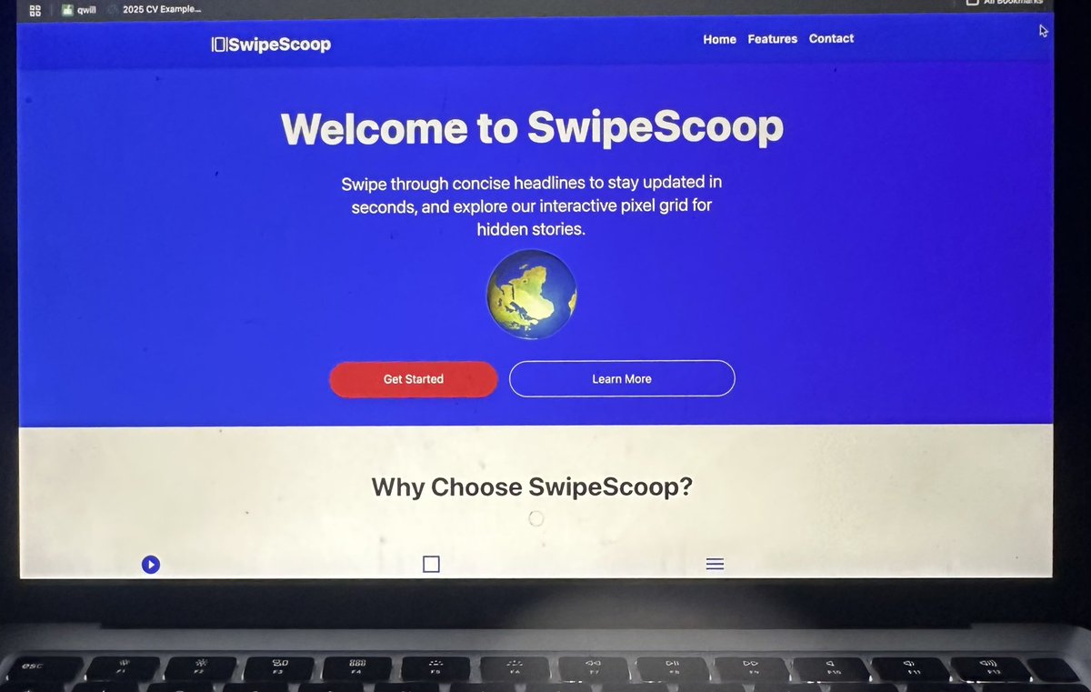 OperaFaboyinde's tweet photo. Day 7 of #30DaysOf30Apps β
π°β¨ Introducing SwipeScoop
Discover the latest news in a fun, swipeable way.
Build your reading streak, unlock badges, and fill up your pixel grid with saved headlines. ππ₯
Swipe, learn, and stay ahead β one scoop at a time. π§
#BUIDLwithDLTAfrica https://t.co/utXqBQYNde