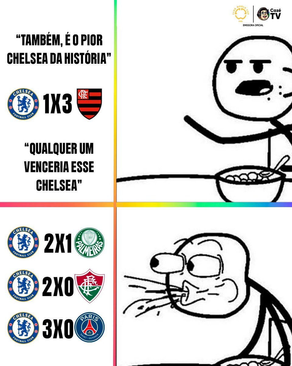 QUER MOLEZA???? SENTA NO PUDIM, PÔ! 😅🥶 PAPO PRA POUCOS, TÁ??? 

#CopaNaCazéTV #FIFACWC #Flamengo #Chelsea