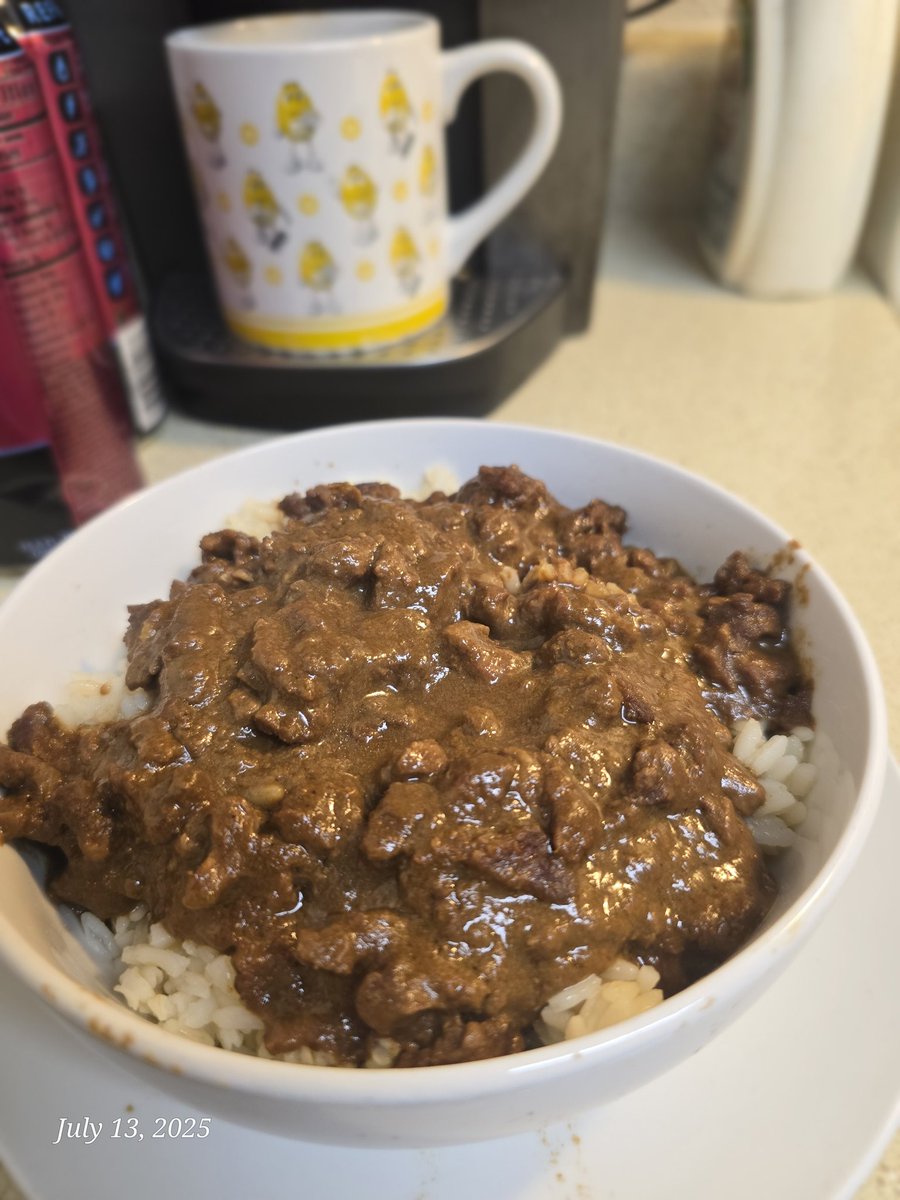 scbarbee's tweet photo. #homemade #beefTips and rice https://t.co/d44VlQpVNI