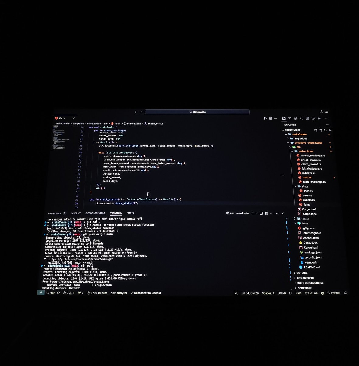 jkdotsol's tweet photo. Who loves pushing the code at nights,

while everyone is dreaming you are trying to fulfill your dreams🤞🏻 https://t.co/O5O11bDrl8