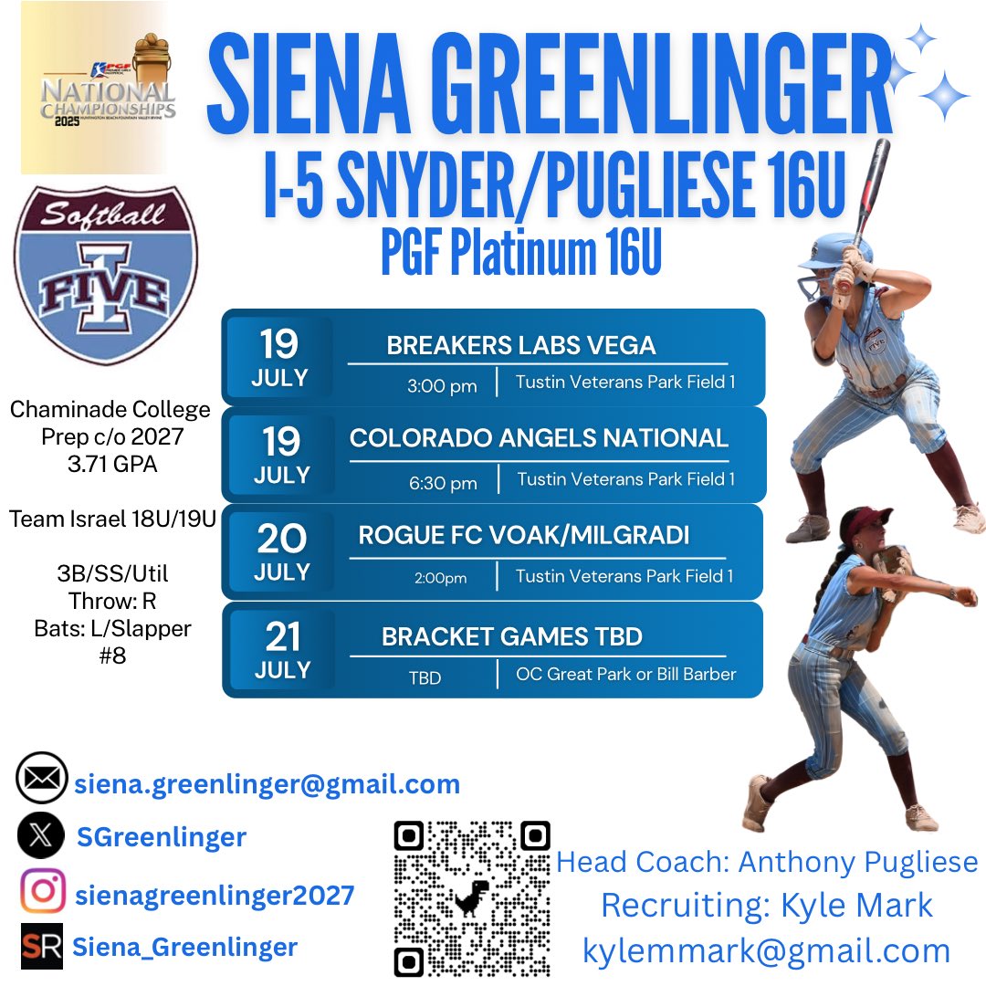 Ready for <a href="/PGFnetwork/">PGF</a> w/ <a href="/I5Softball/">I-5 Softball</a> <a href="/lizjagielski/">Elizabeth Jagielski</a> <a href="/CoachWoo24/">Alaynie Woollard</a> <a href="/CoachKrysiak/">Beth Krysiak</a> <a href="/LauraMatthews12/">Laura Matthews</a> <a href="/AndradeN23/">Nichole Andrade</a> <a href="/CoachPena_BSU/">Helen Peña</a> <a href="/UCSD_CoachP/">NIKKI PALMER</a> <a href="/CoachC_Meg/">Megan Coronado</a> <a href="/LUCCoachAbbott/">Alicia Abbott</a> <a href="/MaggieMrowka/">Maggie Mrowka</a> <a href="/coachcolomb/">Chance Colomb</a> <a href="/CoachMary_Brown/">Mary Holt-Kelsch</a> <a href="/ashley3waters/">Ashley Waters</a>