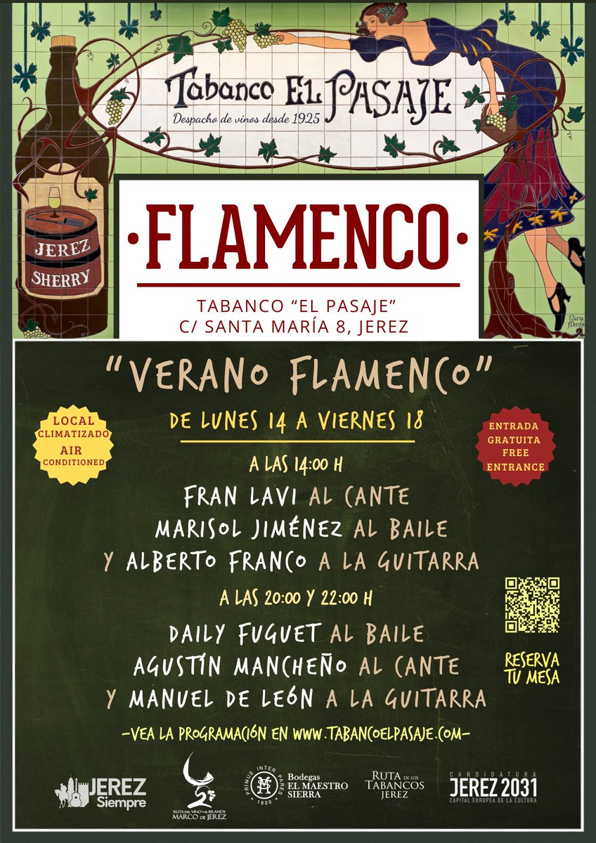 Tabanco El Pasaje -Vinos y Flamenco en Jerez- tweet media