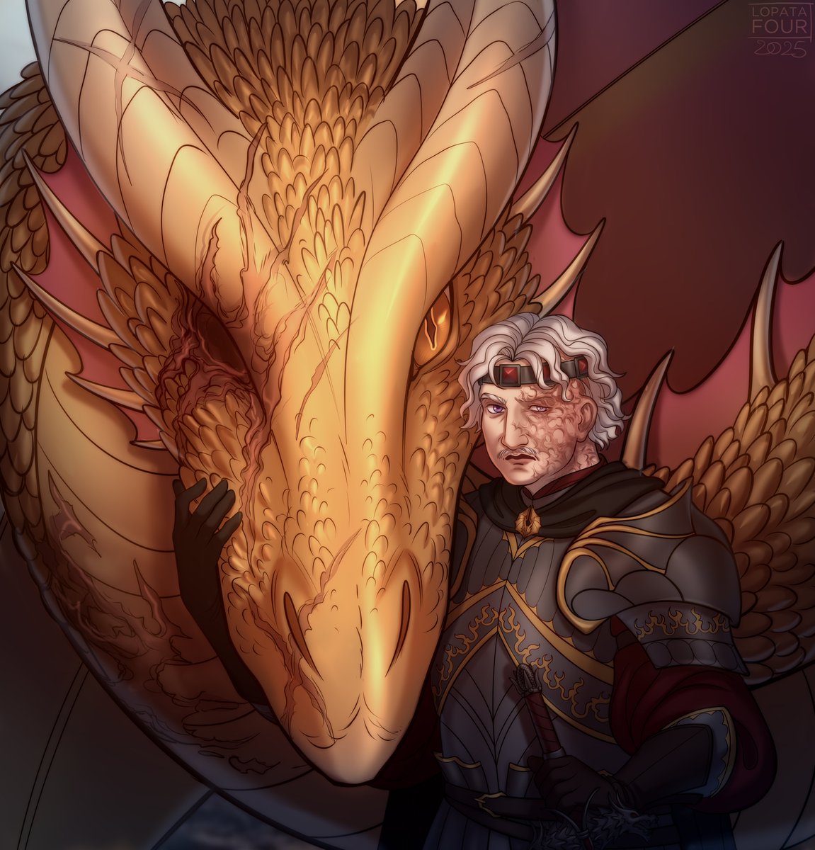 lopata_four's tweet photo. Book Aegon with Sunfyre ❤️‍🩹

#asoiaf #HoTD https://t.co/AaQitBCCOA