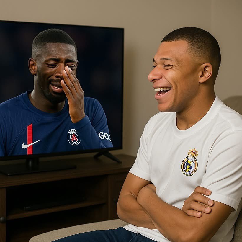 FootballFunnnys's tweet image. People happy seeing Dembele lose 😂😂😂