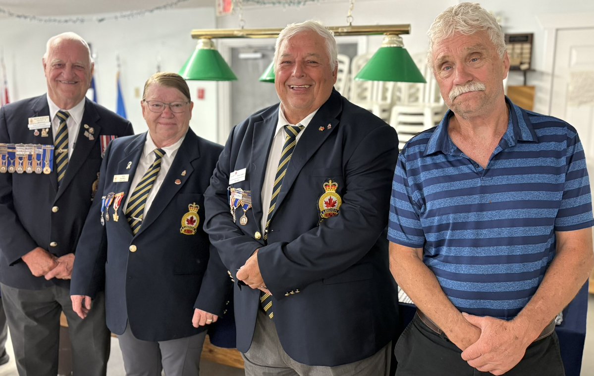 SteveClarkPC's tweet image. Thank you to Royal Canadian Legion - Rideau Lakes Branch 231 Portland for inviting me to attend today’s Honours and Awards.
It was a terrific afternoon recognizing and celebrating the service above self that is a hallmark of the dedicated volunteers at our Royal Canadian Legion…
