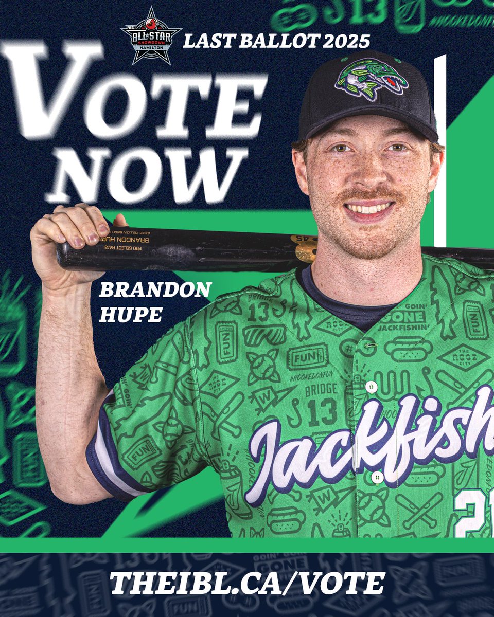 Have you voted? Send Hupe, Hupe, Hupe there it is to the 2025 IBL All-Star Game!

🔗bit.ly/3IpetEE

#HOOKEDonFUN