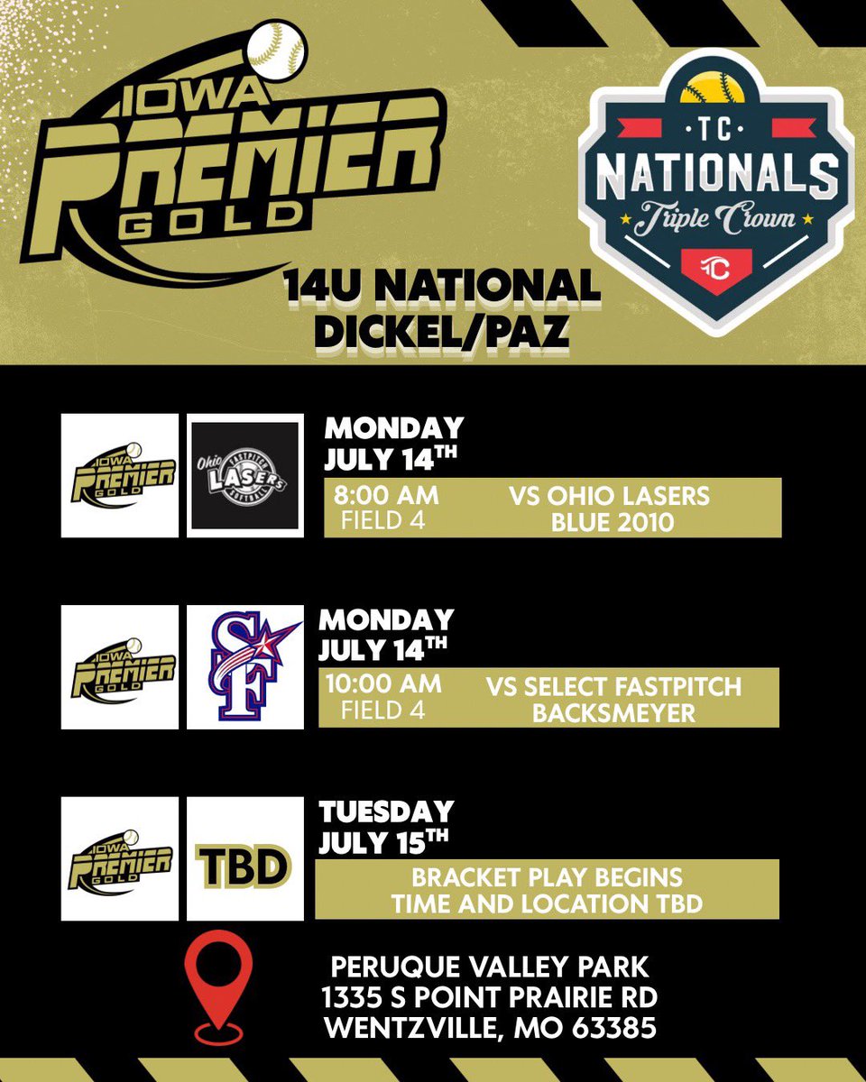 Colbie Tressel 2029 (@colbietressel) on Twitter photo Back at it in St. Louis for the Triple Crown nationals! Can’t wait to get back on the field with my girls! <a href="/IowaPremierFP/">Iowa Premier Fastpitch</a> <a href="/OliviaHPaz1997/">Olivia Paz</a> <a href="/Coach_Bolden/">Jason Bolden</a> <a href="/LineDsoftball/">Line Drive Media</a> <a href="/ExtraInningSB/">EXTRA INNING SOFTBALL</a> Back at it in St. Louis for the Triple Crown nationals! Can’t wait to get back on the field with my girls! <a href="/IowaPremierFP/">Iowa Premier Fastpitch</a> <a href="/OliviaHPaz1997/">Olivia Paz</a> <a href="/Coach_Bolden/">Jason Bolden</a> <a href="/LineDsoftball/">Line Drive Media</a> <a href="/ExtraInningSB/">EXTRA INNING SOFTBALL</a>