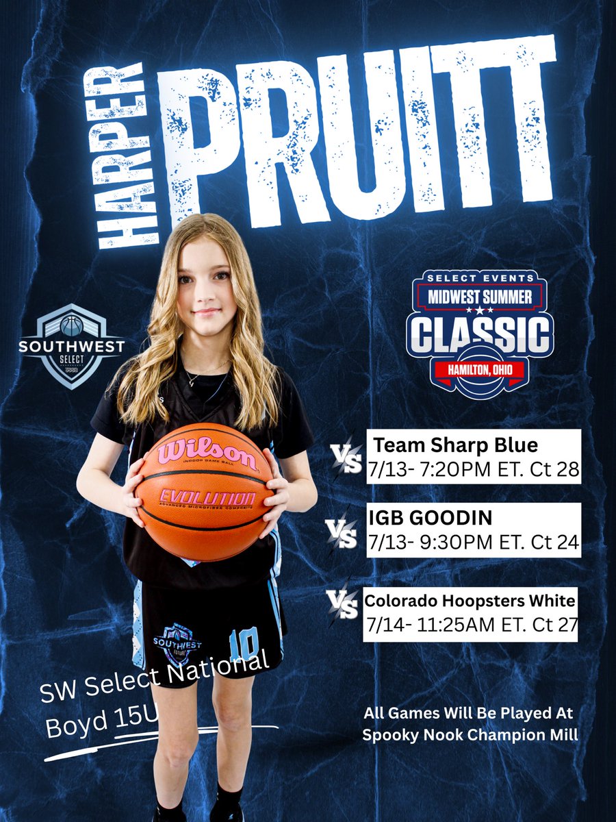 harper_pruitt_'s tweet image. Next upβ¦ @SelectEventsBB Midwest Summer Classic! πͺπΌπ
@SW_Select3SSB | @sw_national | @SWSelectFuture