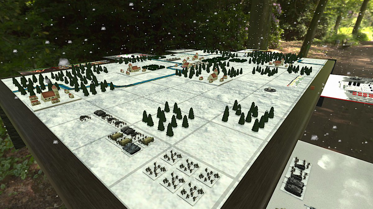 Time for a bit of Christmas in July as we take up the Siege of Bastogne for Sam Mustafa's "Eisenhower".  Thursday.