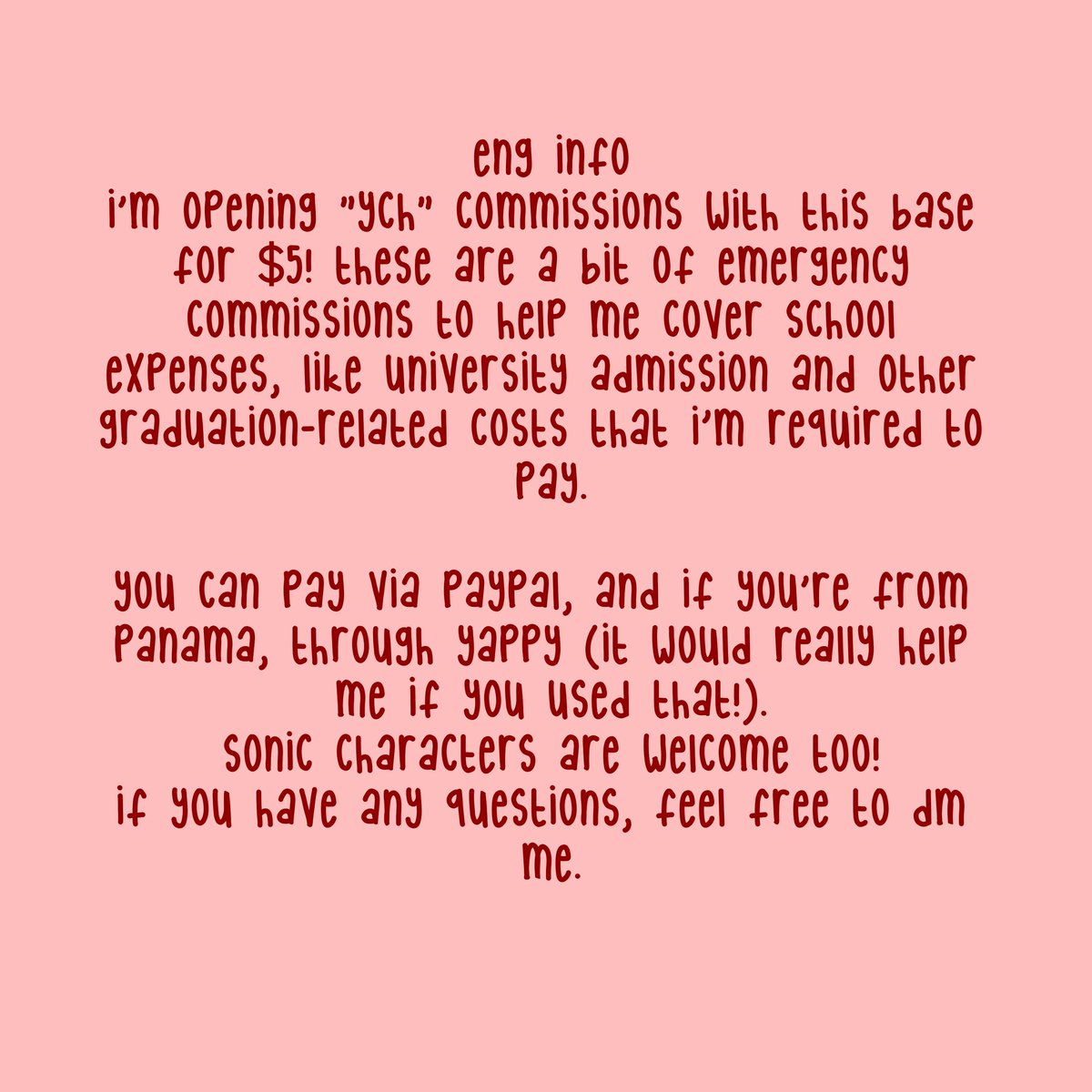Mic0isheree's tweet image. COMISIONES DE EMERGENCIA!