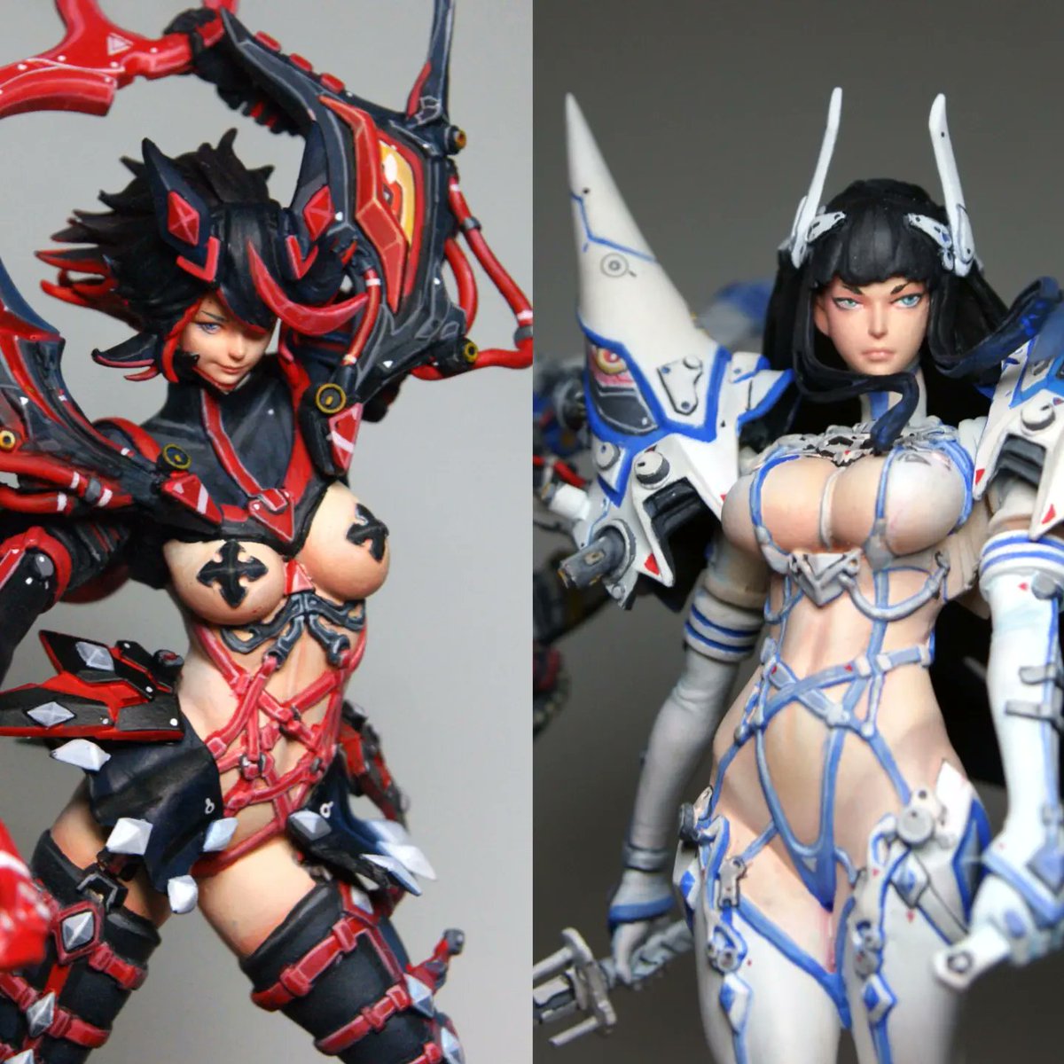 1927822LE's tweet image. WF2025S 4-26-11 展示&販売
kill la kill
原型: 私
色彩: 私
◆#キルラキル 鮮血 纏 流子
◆#キルラキル 純潔 鬼龍院 皐月
·1/12 全高約15cm
·価格 13000 円
#WF2025夏 #WF2025S