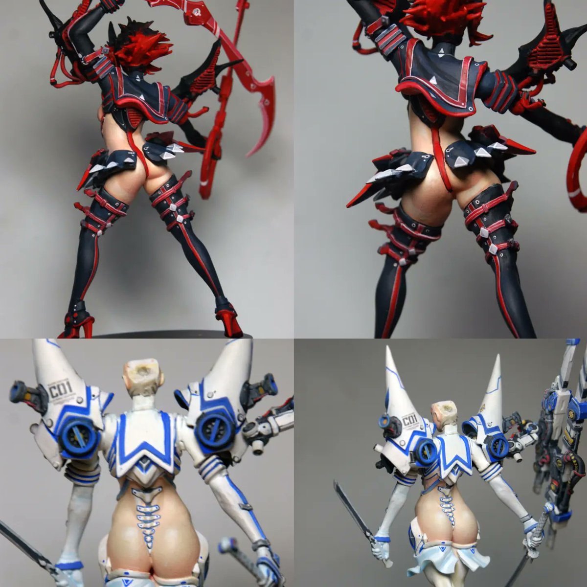 1927822LE's tweet image. WF2025S 4-26-11 展示&販売
kill la kill
原型: 私
色彩: 私
◆#キルラキル 鮮血 纏 流子
◆#キルラキル 純潔 鬼龍院 皐月
·1/12 全高約15cm
·価格 13000 円
#WF2025夏 #WF2025S