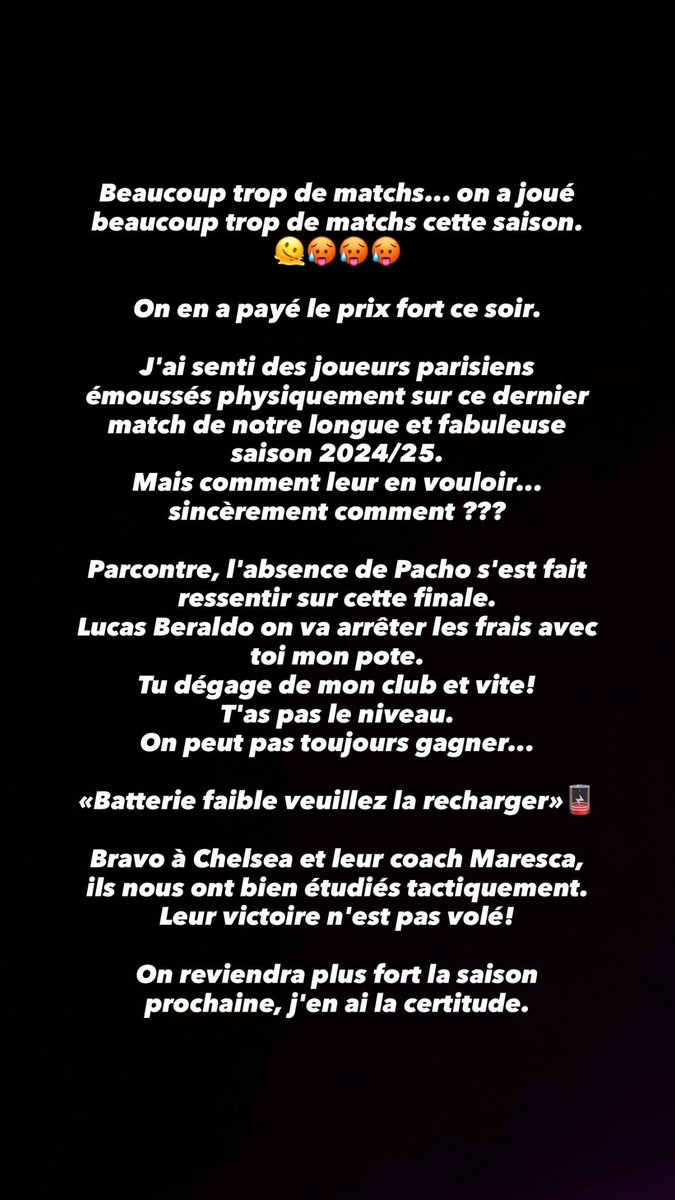 YungSteph___'s tweet photo. MERCI MON CLUB POUR CETTE SAISON MAGNIFIQUE MALGRÉ LA DEFAITE AMÈRE DE CE SOIR. 
ON OUBLIE PAS CE QUI A ÉTÉ RÉALISÉ AVANT ÇA ! 
AUCUNE CULTURE DE L'INSTANT ICI. 

DONC MERCI PANAME, MERCI LES JOUEURS, MERCI ENRIQUE &amp; SON STAFF, MERCI CAMPOS, MERCI NASSER. ❤️💙🙏🏿 https://t.co/AxnWEIaeS2