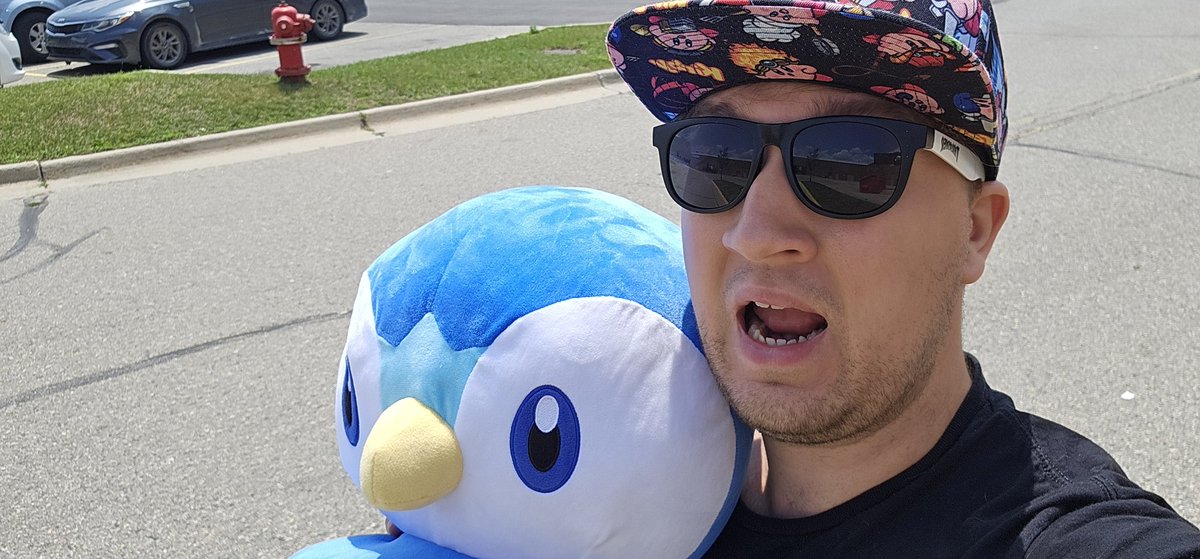 Yes I got a Giant Piplup today after months of putting it off, no we don't have to be forced to grow up, only grow older 🙂👌