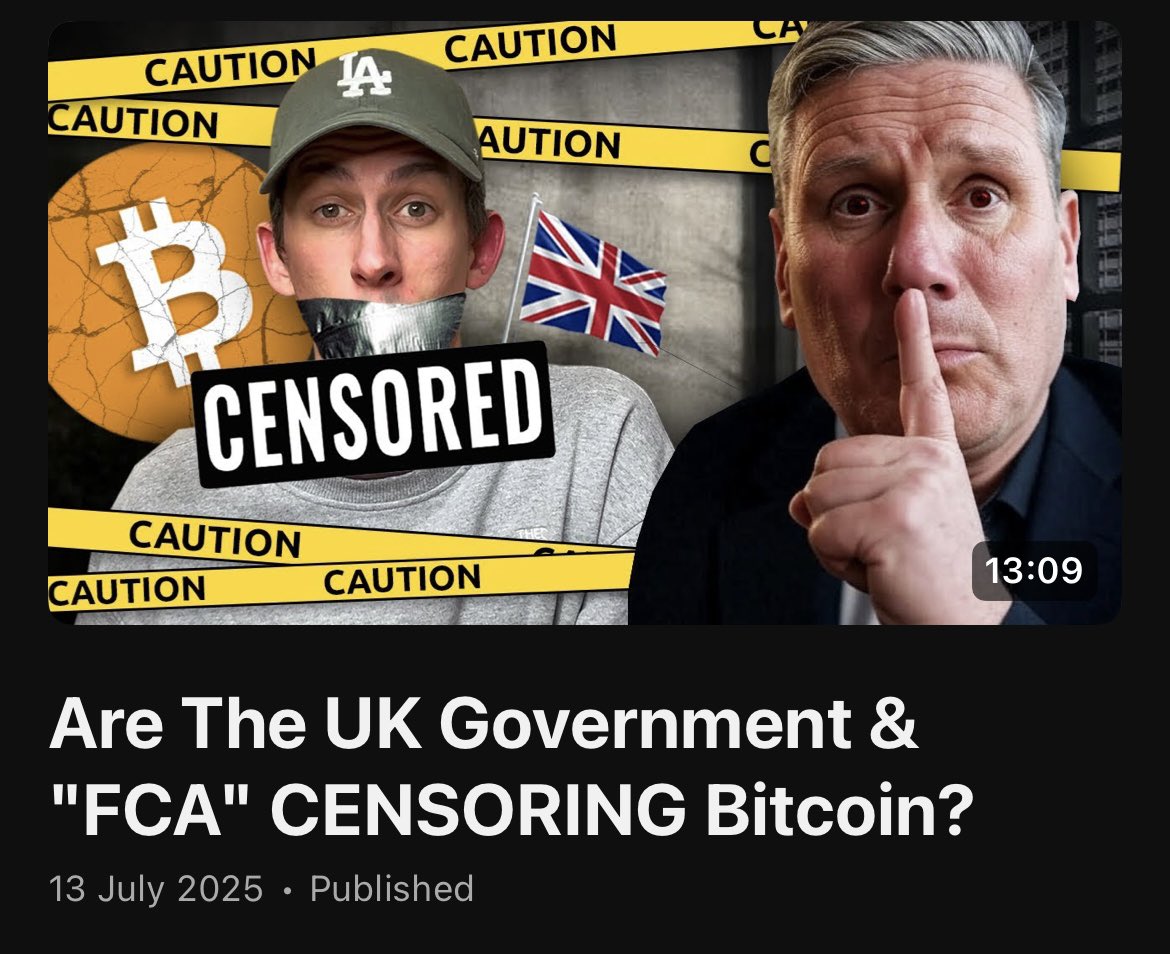 I think we all know the situation…

But I made this one for all your normie mates who still trust regulators &amp; think they need “protecting” from #Bitcoin! 

Quite fitting as we are breaking all time highs as I type this…😂

youtu.be/TtJklMn2y0k?si…