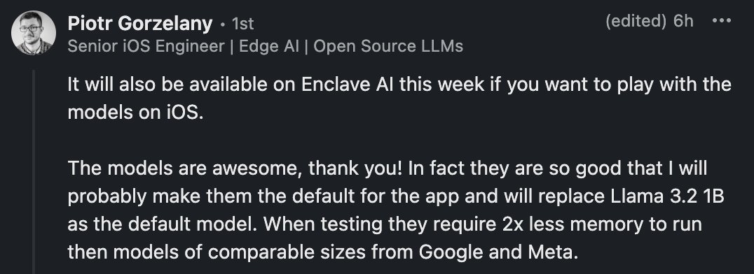 maximelabonne's tweet image. Really cool to see people starting to build apps with LFM2.
Benchmarks are important, but real usage is what matters in the end.
We were shocked by the popularity of old LFM models on OpenRouter (~400 tks/day).
I hope to see many LFM2-powered apps in the next few months!