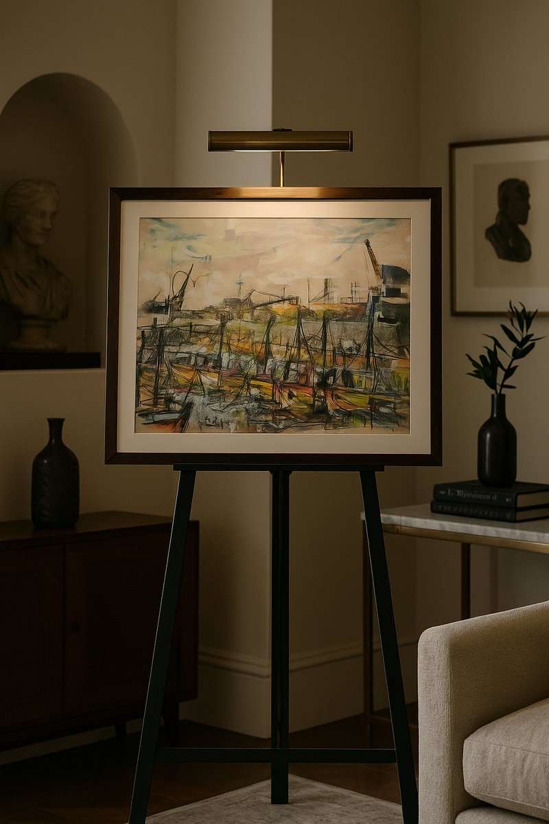 cuadrosyantiguo's tweet image. 🎨 El Puerto (1973) – Gallet
Color, caos y energía portuaria en una obra original llena de fuerza visual.
📐 98x78 cm | Firmada
💬 Consultas por DM
🔔 Seguinos para más arte único.

#ArteModerno #Gallet #Coleccionismo #ArtForSale #ObraUnica