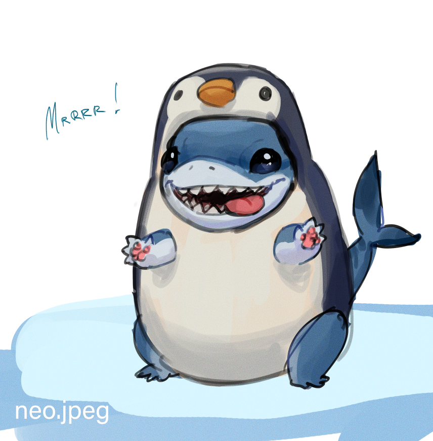 neo_jpeg's tweet image. did an 8 hour stream so I had to end it with a penguin Jeff #marvelrvials