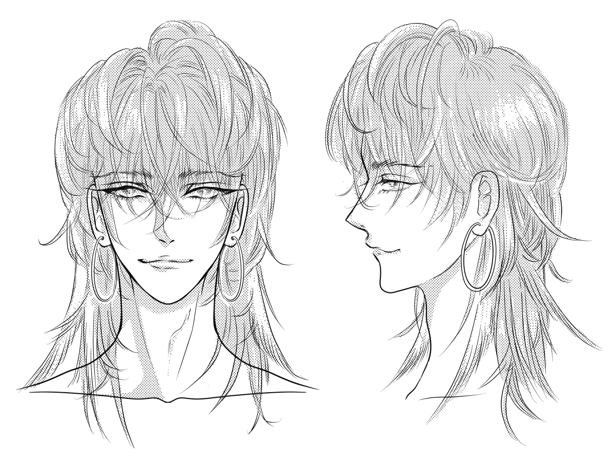 Alzheimer_13's tweet image. #OC #sample #BL #drawing