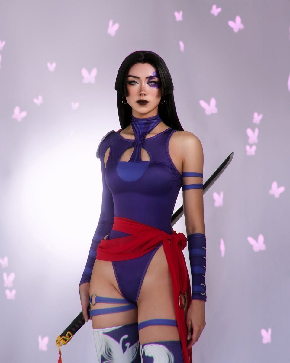 My Psylocke cosplay from Marvel Rivals 💜