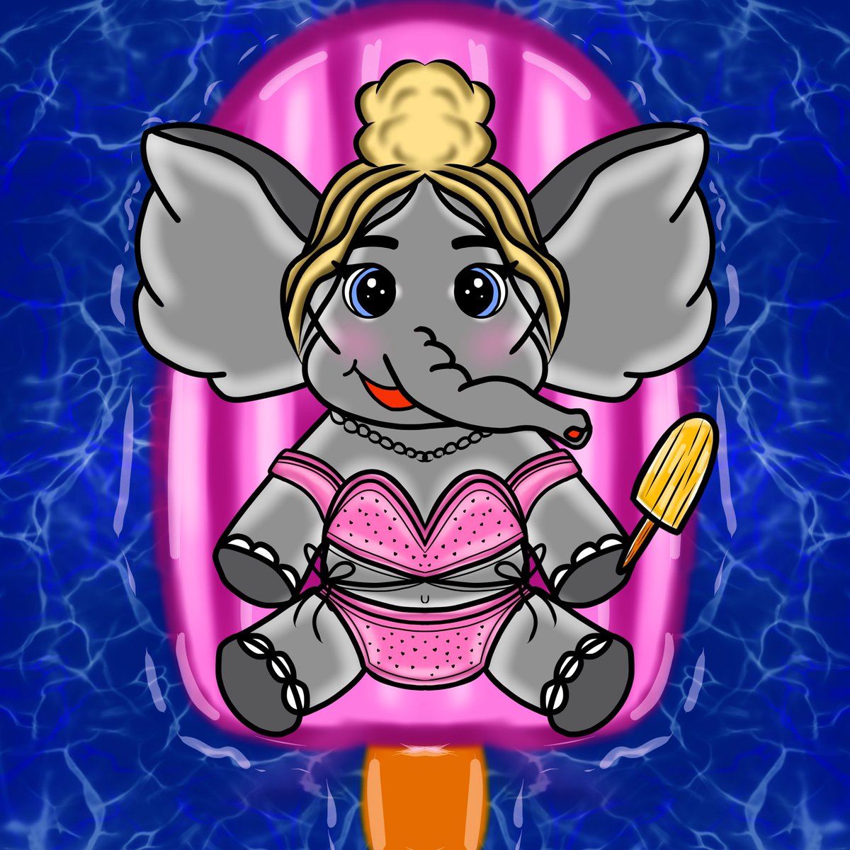 Good night 🥰🩷. See you all tomorrow 

#stylishbabyelephants