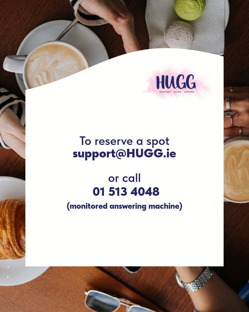 WestBeWell1's tweet image. Led by trained volunteers with a lived experience of suicide loss, the new HUGG pop-up café in Galway offers a safe, non-judgmental space for social connection, mutual support and shared understanding for anyone bereaved as a result of suicide: westbewell.ie/2025/07/13/hug…