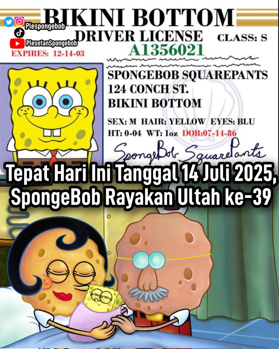 plesbob's tweet image. Selamat ulang tahun ke-39 bob