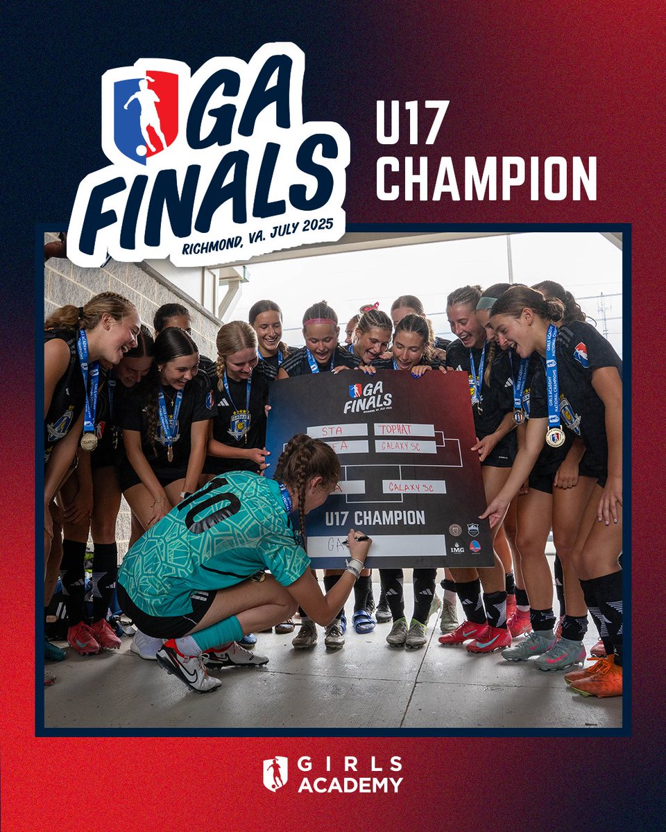 The Universe knew it was their time 🌠

Galaxy SC with the U17 Championship DUB‼️ 

#gafinals