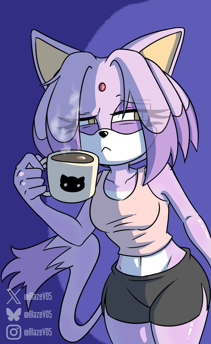 BlazeVD5's tweet image. Average waking up early experience 🥱
Thanks so much for the 200 followers, means a lot to me😭, will try to do my best on my drawings!
#BlazeTheCat