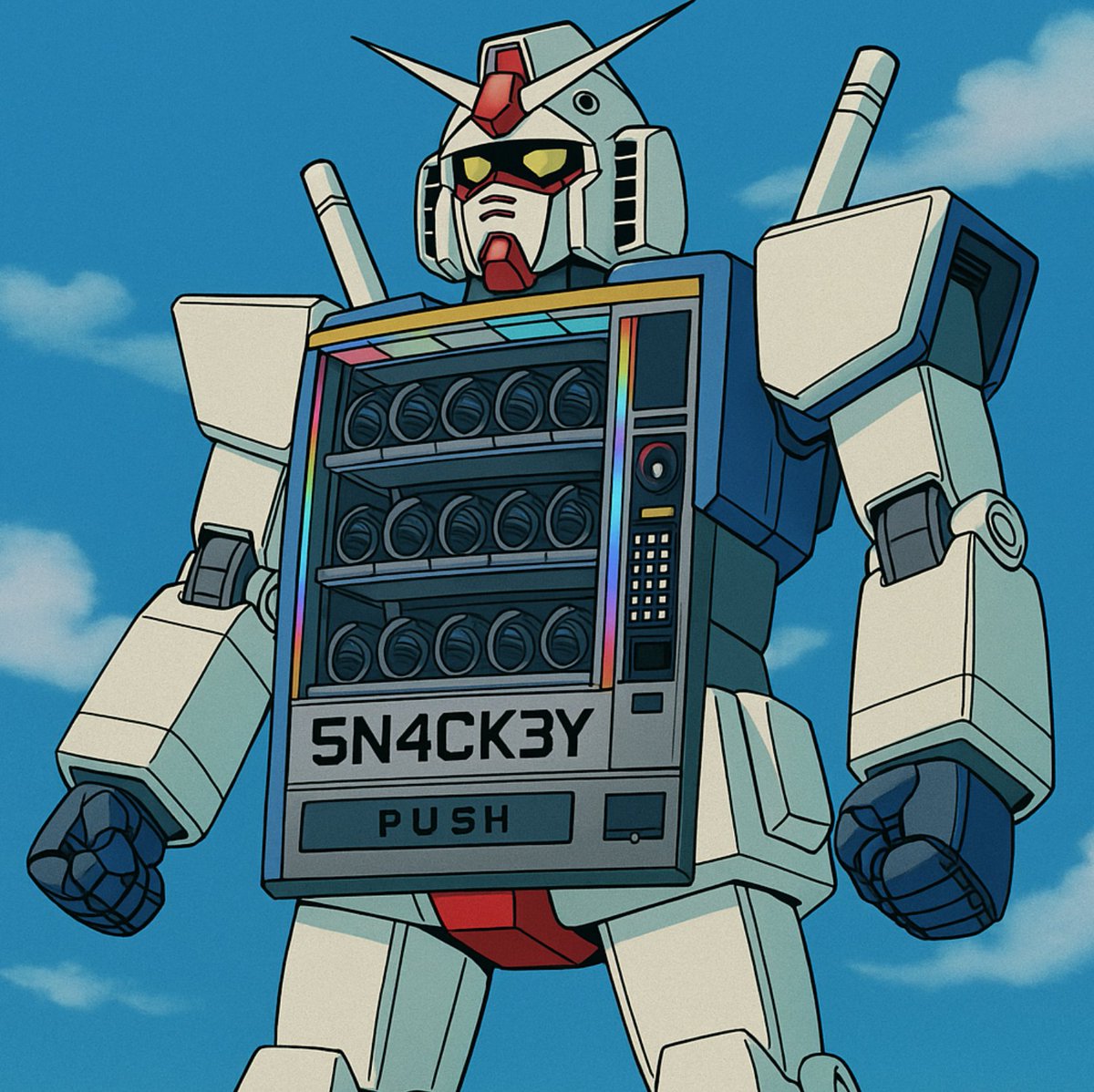 5n4ck3y's tweet image. What’s your favorite Gundam?
Not the best one. Not the most powerful.
The one that makes your brain go brrr robot go stomp stomp.
Mine is the OG RX-78, it runs on a 555 timer and expired Takis.
🤖✨
