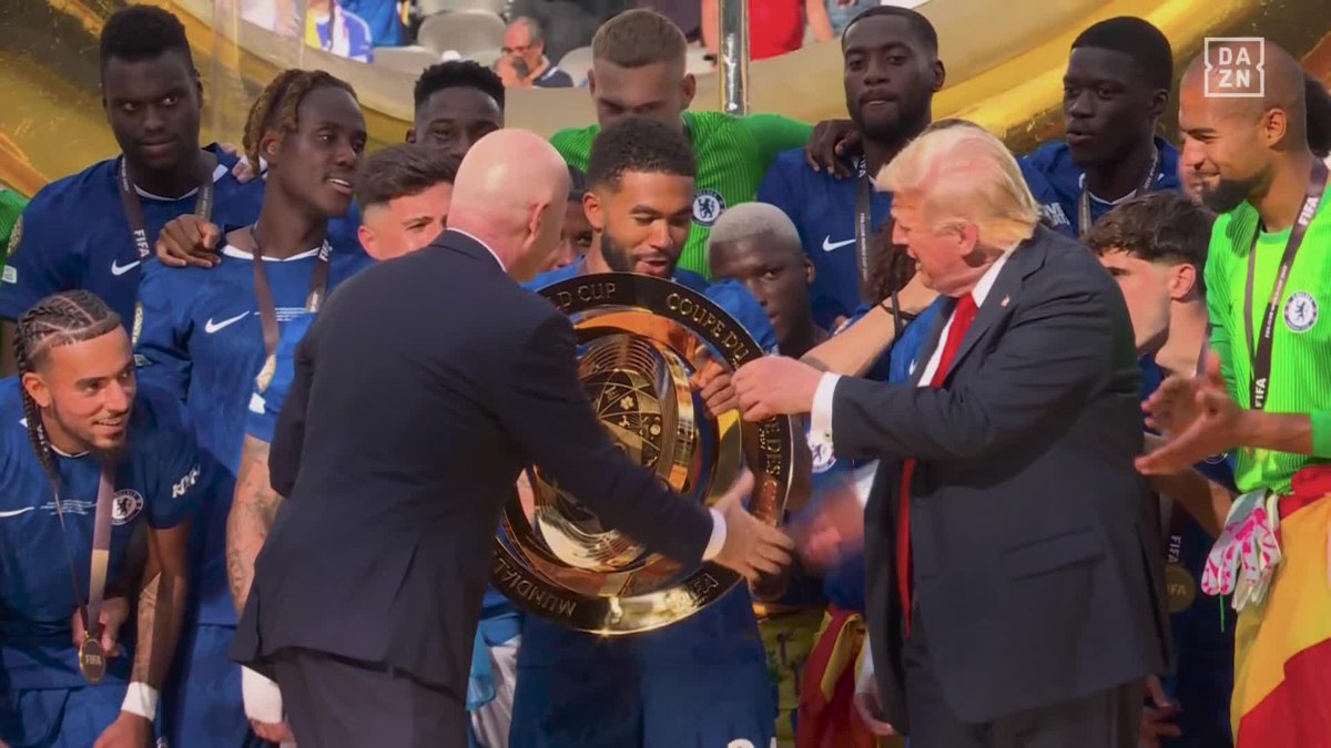 全てはこの瞬間のために 新世界王者のチェルシー 笑顔のトランプ大統領