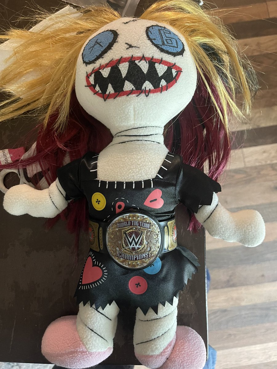 tagwaggleHS's tweet photo. @AlexaBliss_WWE my Lilly is ready #WWEEvolution https://t.co/NRxBtRJGwC