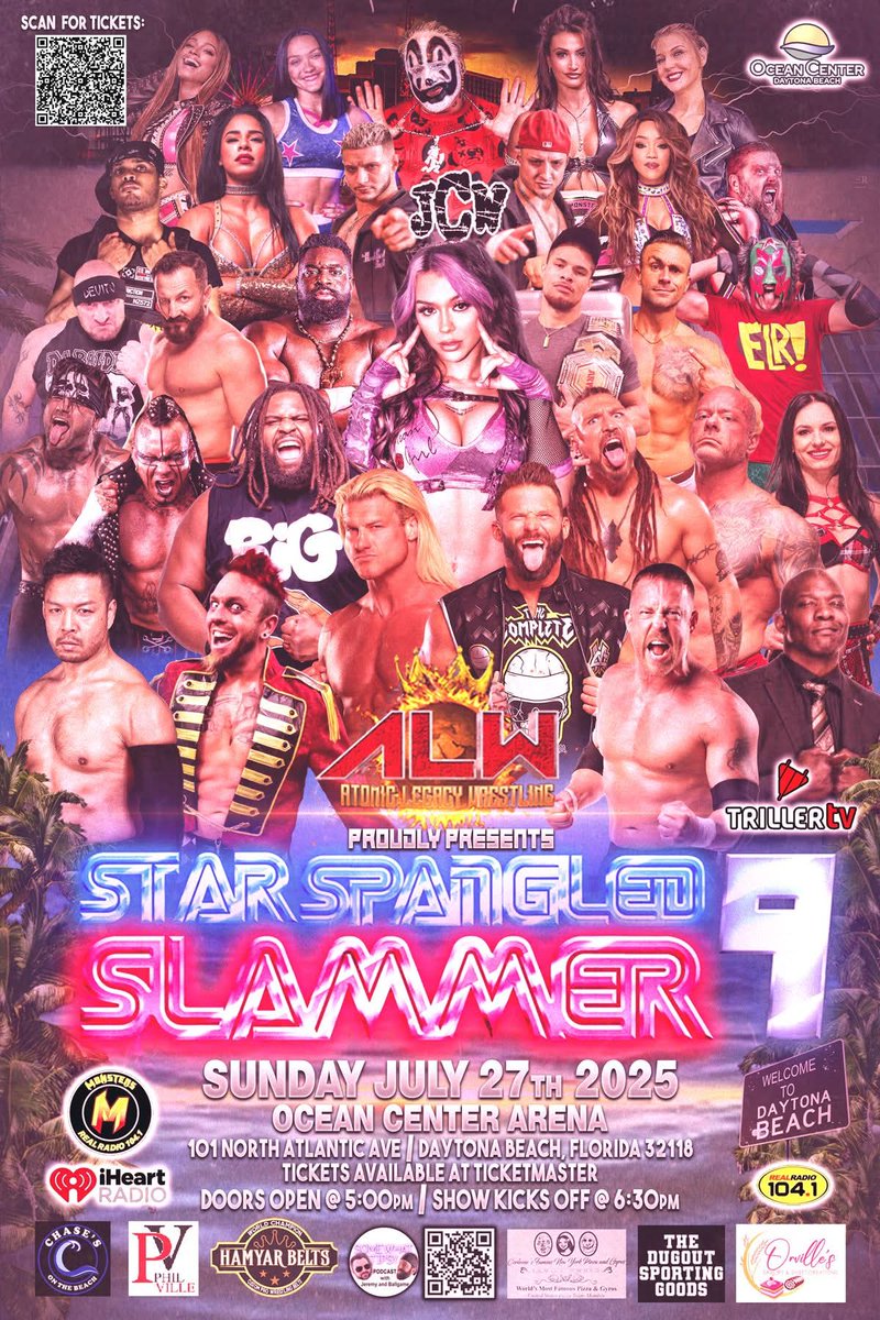 Pete Lynch (@thepromopete) on Twitter photo 2 weeks from tonight, the biggest show we have ever done at <a href="/WrestlingAtomic/">Atomic Legacy Wrestling</a> and one of the biggest Indy shows ever in Florida.
if you are in the area grab your tickets now on Ticketmaster or at the Daytona Beach Ocean Center Box Office 2 weeks from tonight, the biggest show we have ever done at <a href="/WrestlingAtomic/">Atomic Legacy Wrestling</a> and one of the biggest Indy shows ever in Florida.
if you are in the area grab your tickets now on Ticketmaster or at the Daytona Beach Ocean Center Box Office