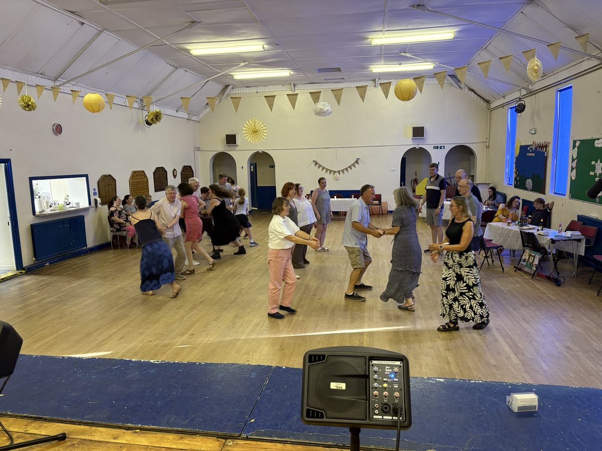 Second gig of the weekend - a social evening for the City of Cardiff Melingriffith Brass Band.  Some great dancing despite the heat.