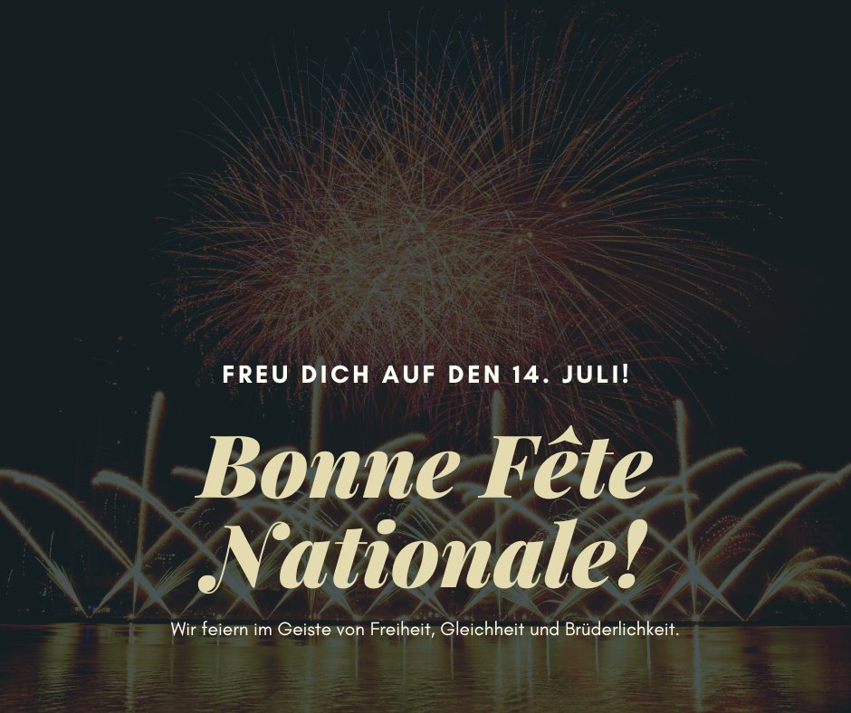 rhelms1's tweet photo. Den französischen Kontakten wünschen wir einen schönen Nationalfeiertag / A happy nationalday for our french contacts https://t.co/MtUtp1oym5