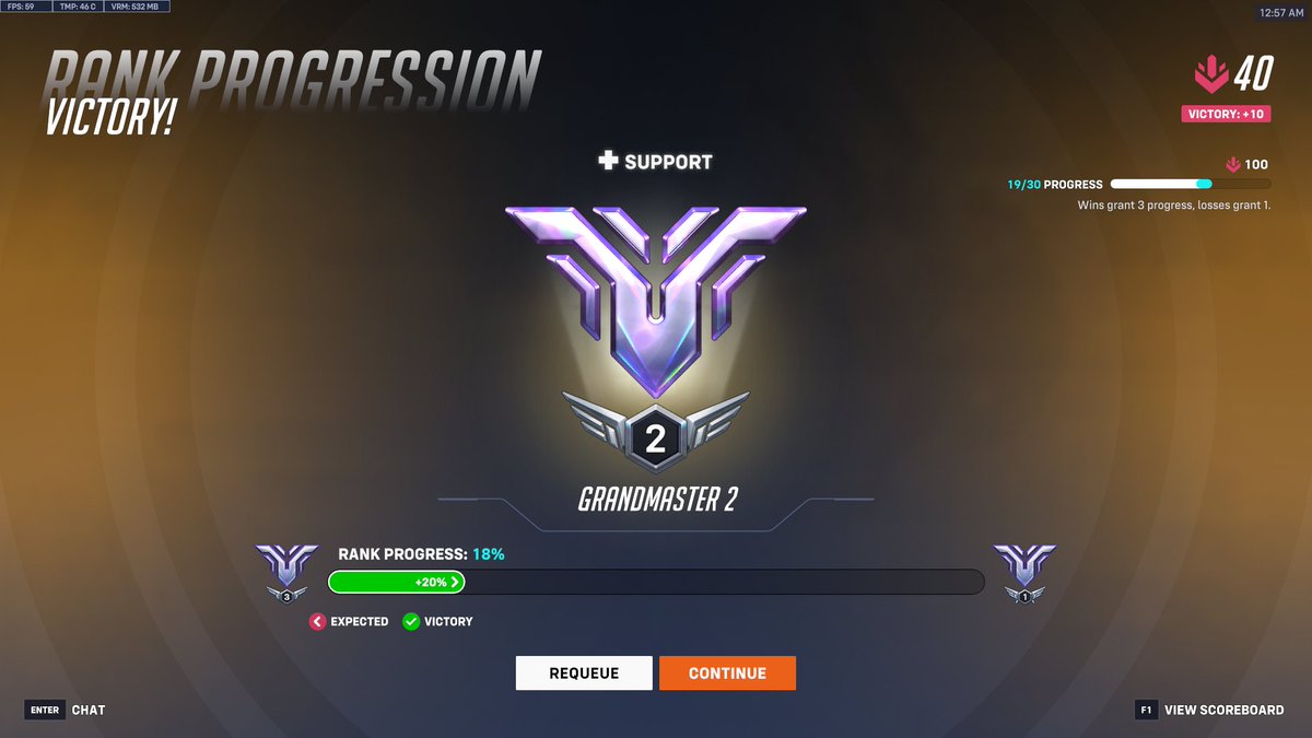 gm 2 right now, I will get champ this season.