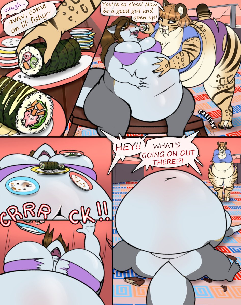 !(3/4)   
Bree might have been a little too enthusiastic  
Collab I did with@Kiit0sArt