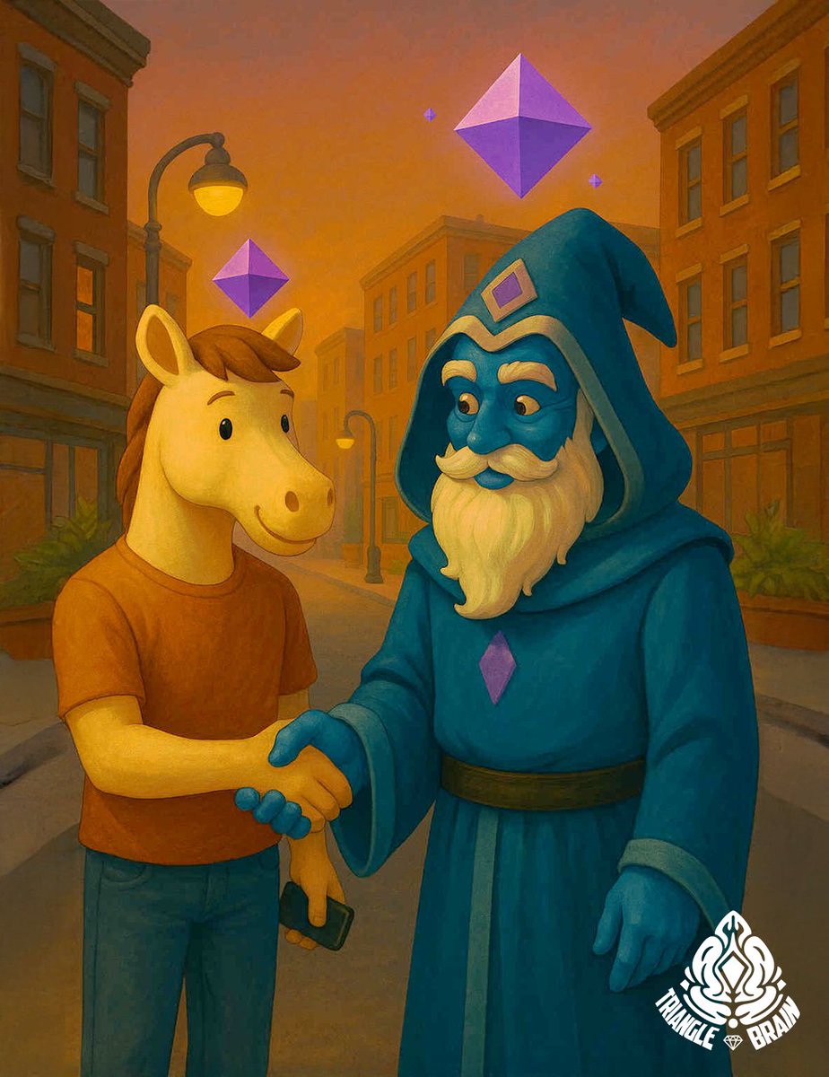 _TriangleBrain_'s tweet image. The first batch was printed via @StickerApp 
Top quality, but shipping took a bit longer than expected ⏳ 

For the next drop, I’m going with @stickermule  
Same great quality, faster delivery 💨

Improving the experience with every drop 💎

#GEM #TriangleBrain #stickers