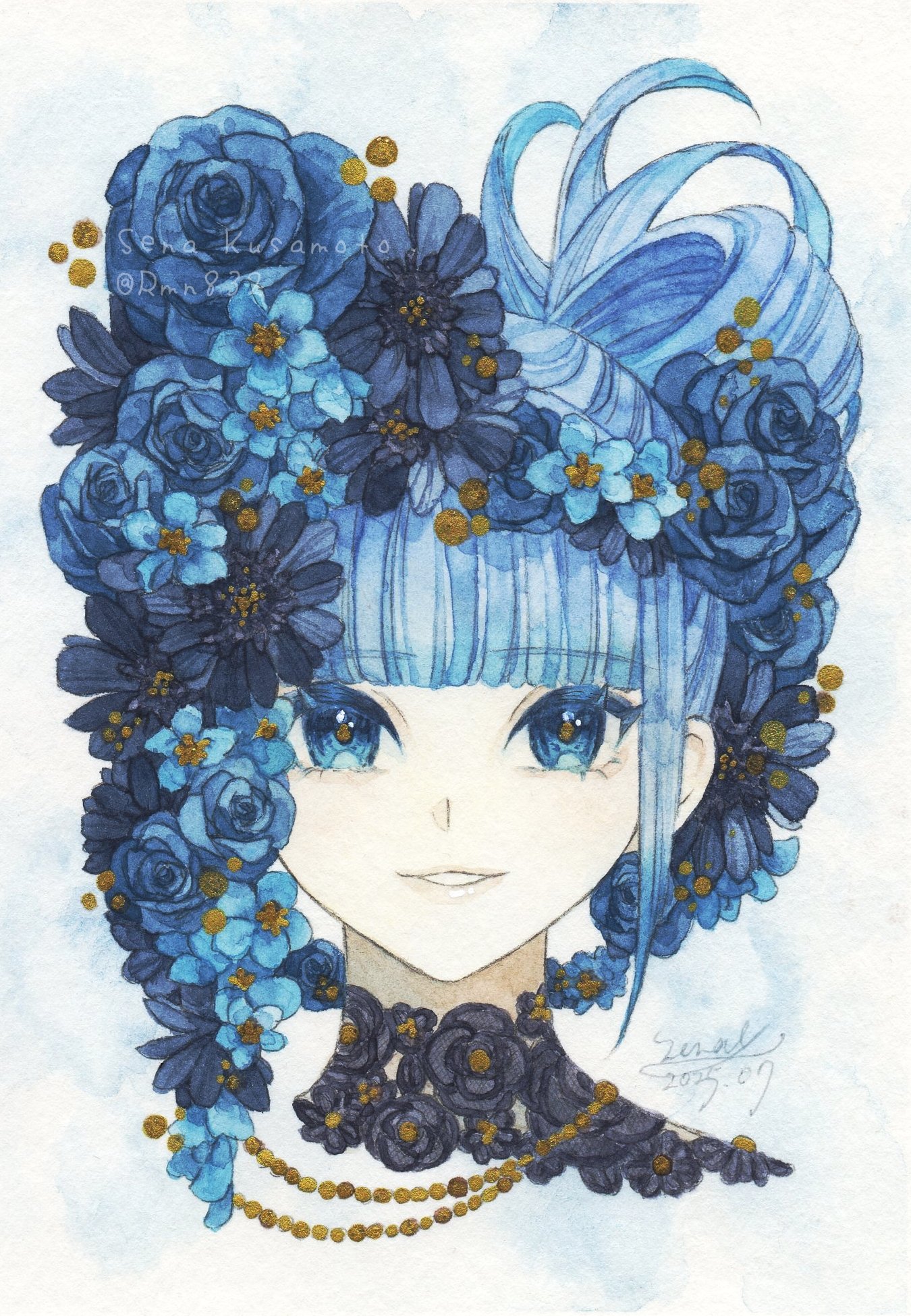 Kazue Nakayaさま専用（原画）流れ星見つけた【A5／水彩／#2301】 原画）立夏の声【A5サイズ／水彩画／#2388】 - メルカリ