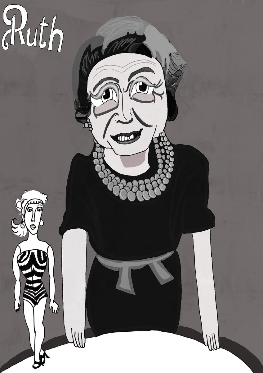 ShoujoSalem's tweet image. after reading &quot;Lets call her Barbie&quot; by renee rosen I got inspired to draw a young Ruth Handler from the 1960s, the era that spawned the creation of the world&apos;s most famous doll...Barbie

#barbie #ruthhandler #ruthhandlerbarbie  #1960sbarbie #1959barbie #barbiehistory