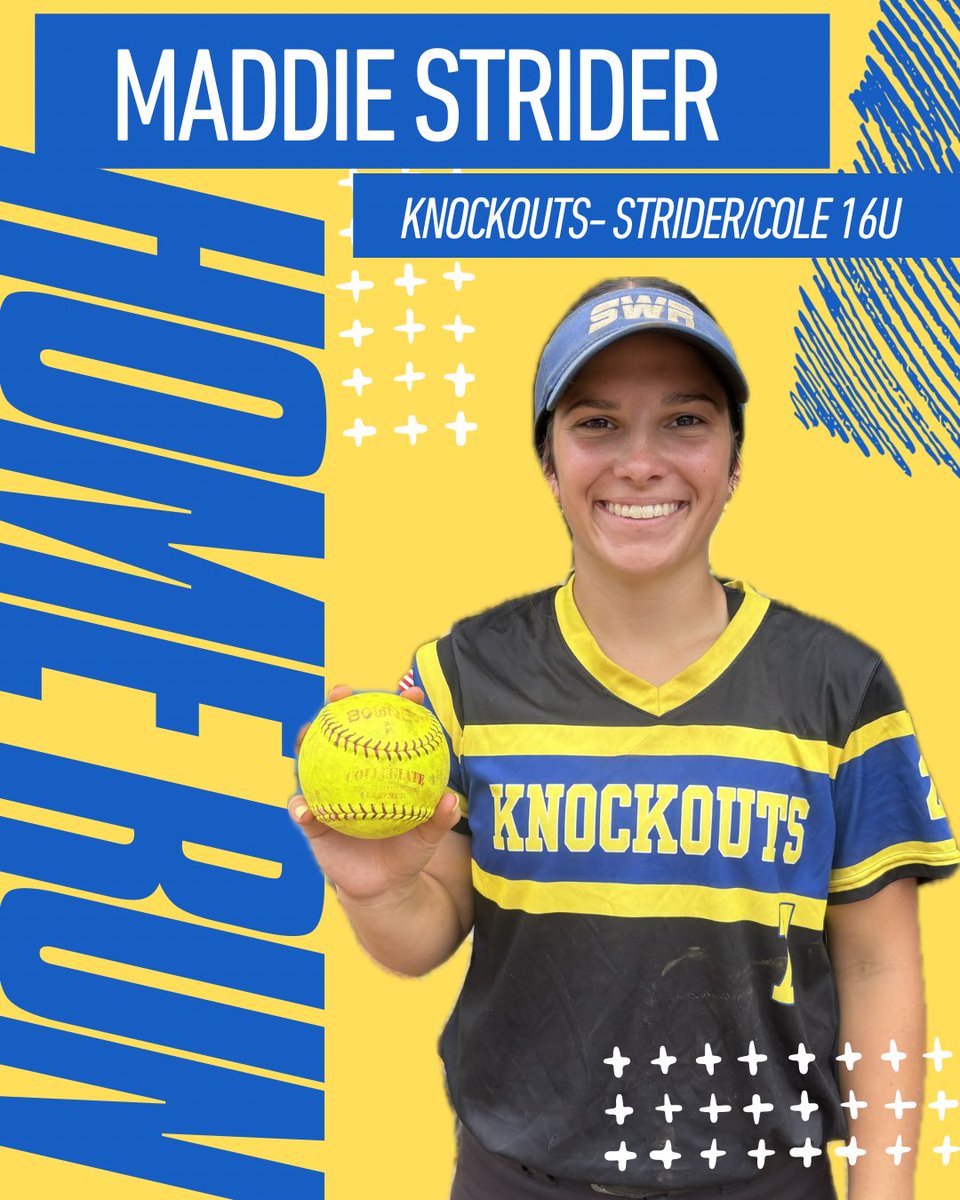 🔥🥎CAUTION HOT BATS🥎🔥
Maddie Strider (2026) sent another one out!!!  Great hit Maddie!