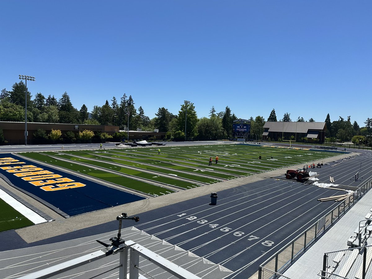 New field coming in nicely! #GoBruins