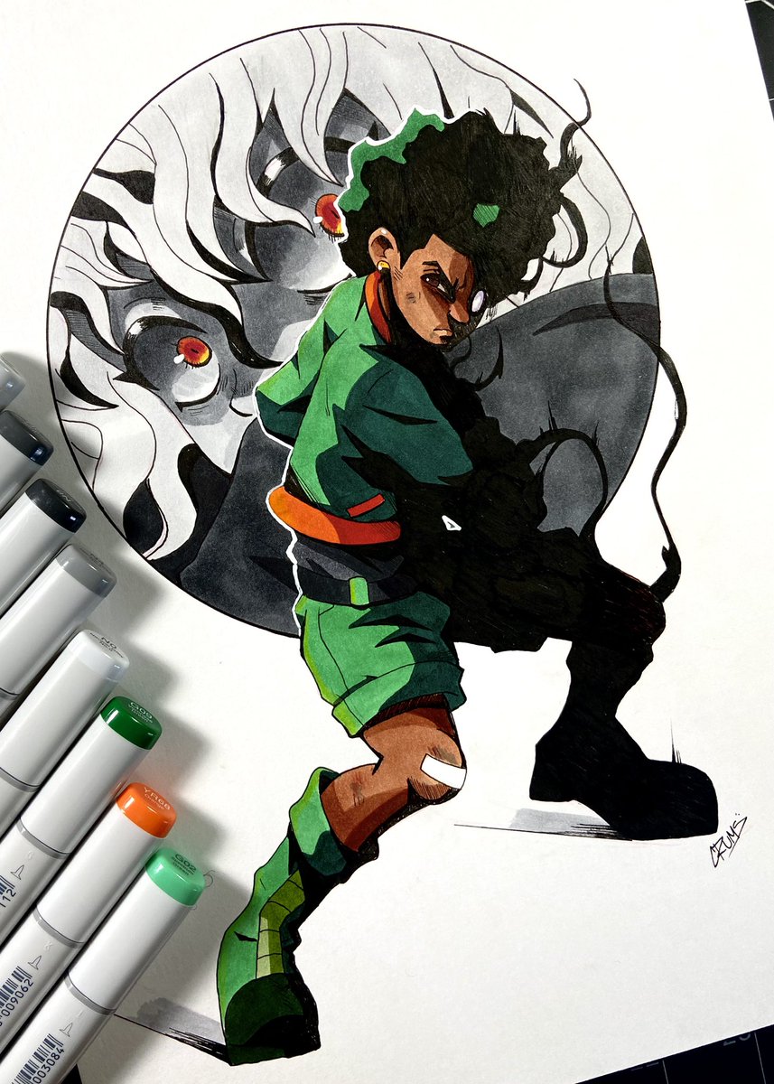 CRUMSART's tweet image. Gon 💥