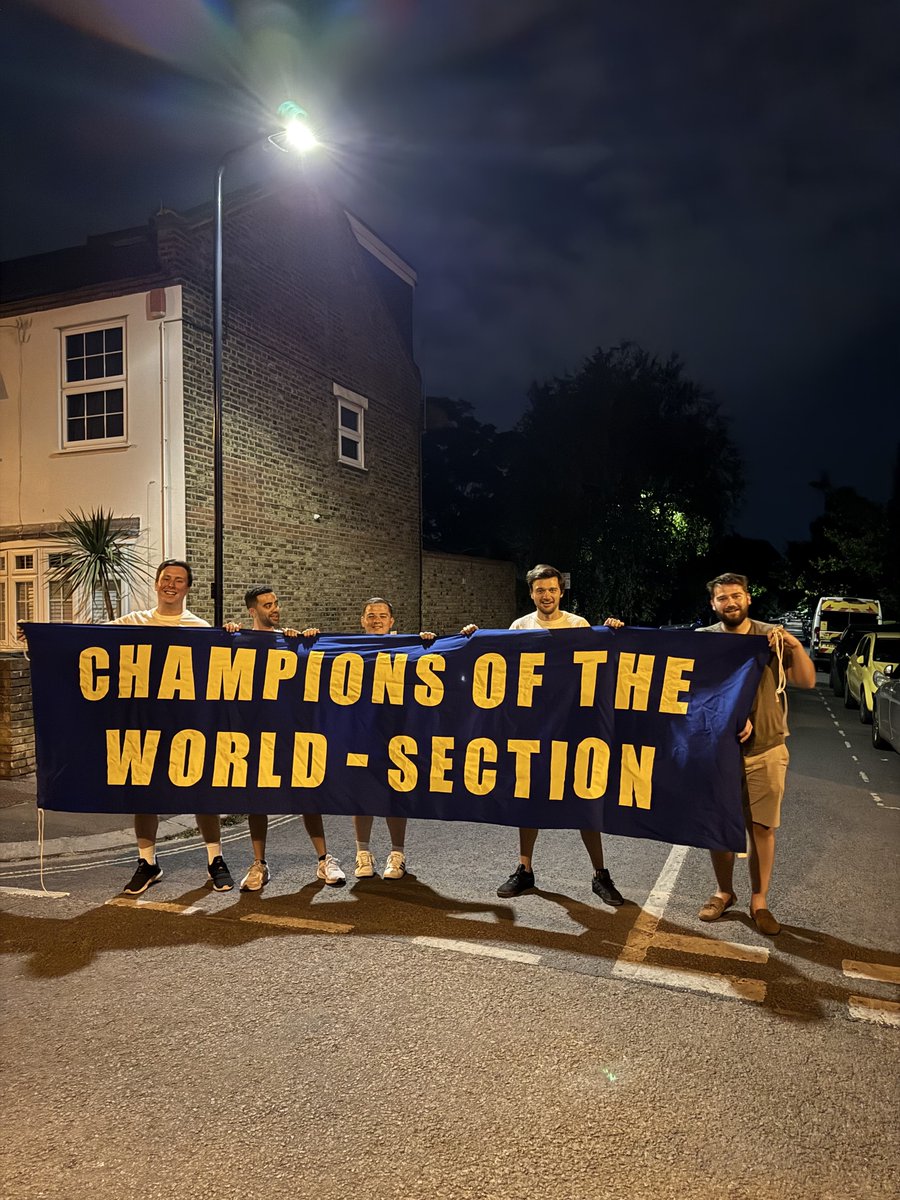 oliver_todd's tweet image. Had a dig through the attic… guess this is out for the next four years. #championsoftheworld