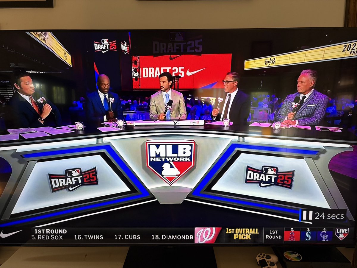 Tony Vols front and center for the MLB Draft. The face of college baseball. <a href="/Patton_Cook/">Patton Cook</a> <a href="/JonBurton3234/">Jon Burton</a> <a href="/BillisKing/">Bill(y) King</a>