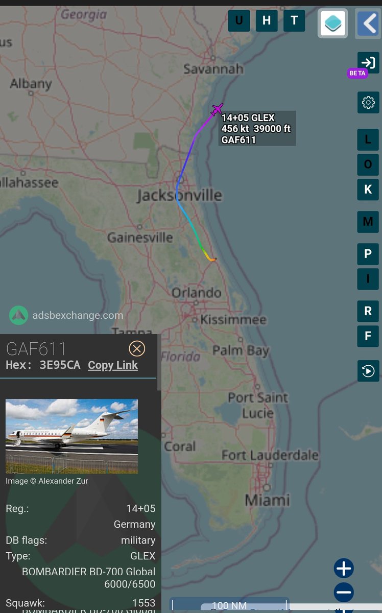 sipjack1776's tweet photo. Germany π©πͺ
Bombardier Global 6500
#3E95CA
14+05/GAF611
Out of Daytona Beach
@Borrowed7Time https://t.co/AzALkwrYga