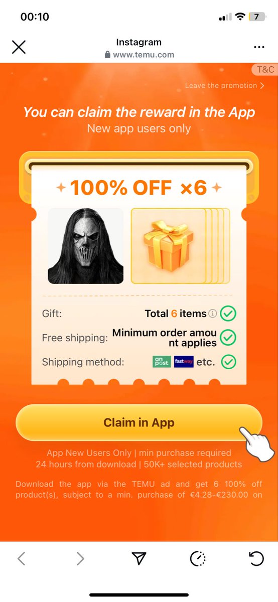 GUYS!Im getting a Mick Thompson mask basically for free!!!
Show up at the Bang Bros show on Saturdays and see whos a real one 😈