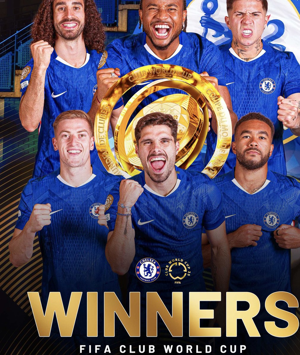 🏆🔵 CLUB WORLD CHAMPIONS #ChelseaFC #FIFAClubWorldCup2025