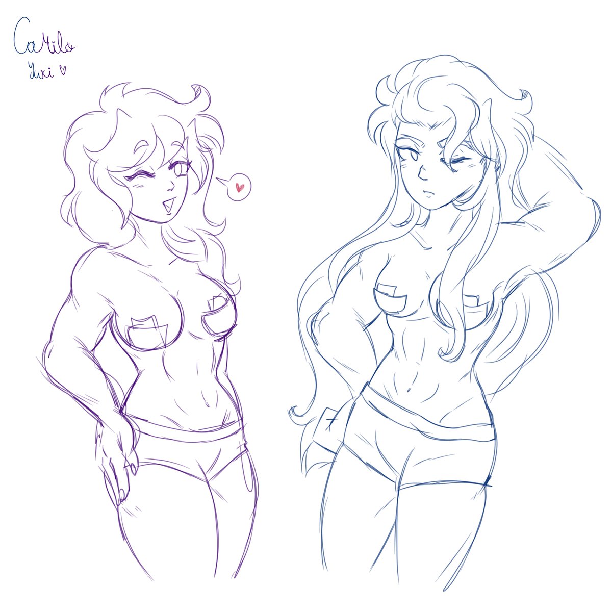 Aquí les dejo un poco de mis body canon con CaMilo yuri. Disculpen si no tiene coloreado o un lineart decente

Pronto traeré uno con la versión CaMilo yaoi 🦦👋